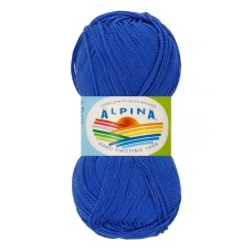 Пряжа ALPINA "HOLLY"   100\% мерсеризованный хлопок   10 шт. х  50 г  200 м ± 10 м №546 яр.синий