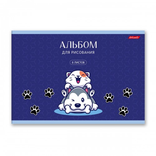 "Светоч"   8АЛСК4_1_3_9   Альбом для рисования   100 г/м2  A4   29 х  20.5 см  8 л.  на скобе   20 шт. 000687 Чудо-малыши