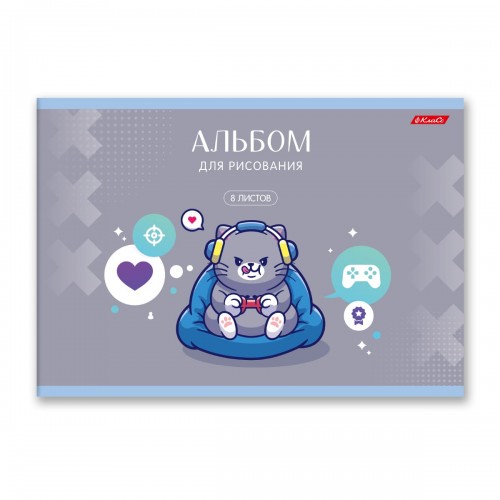 "Светоч"   8АЛСК4_1_3_9   Альбом для рисования   100 г/м2  A4   29 х  20.5 см  8 л.  на скобе   20 шт. 000687 Чудо-малыши