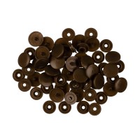 Кнопка "Micron"   POM-12/500   Кнопки пластиковые   пластик  d 12 мм  500 шт. № 015 коричневый