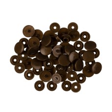 Кнопка "Micron"   POM-12/500   Кнопки пластиковые   пластик  d 12 мм  500 шт. № 015 коричневый