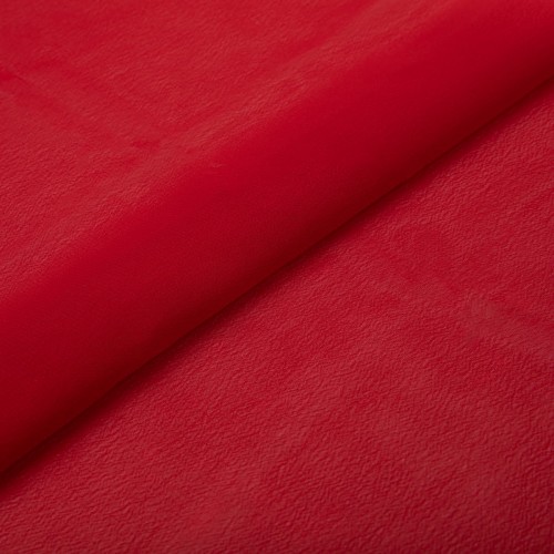 Ткань PC-02   Poly Chiffon   ФАСОВКА   84 г/кв.м ± 5 г/кв.м  150 х  147 см ± 5 см  100\% полиэстер №05 красный