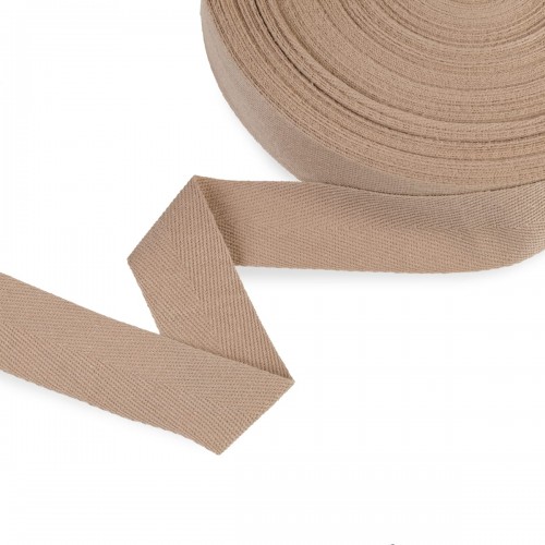 Лента киперная   35 мм  TCT-35   50 м льняной/linen