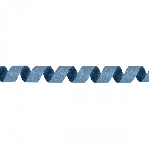 Лента киперная с люрексом   20 мм  TPTL-20   50 м т.синий-серебристый/dark blue-silver