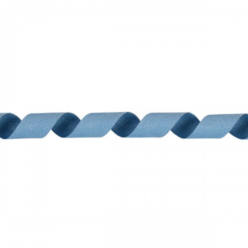 Лента киперная с люрексом   30 мм  TPTL-30   50 м т.синий-серебристый/dark blue-silver
