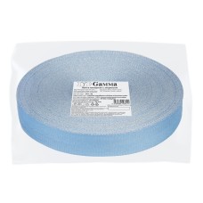 Лента киперная с люрексом   30 мм  TPTL-30   50 м голубой-серебристый/blue-silver