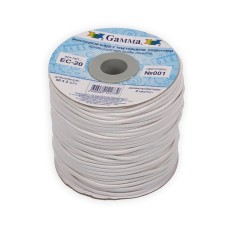 Шнур "Gamma"   2 мм  EC-20   эластичный   50 м ± 0.5 м  №001 белый