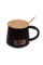 Посуда керамическая "Lol&Pop"   LLP-109   Кружка керамическая   400 мл  7.8 х 8.8 см №01 черный