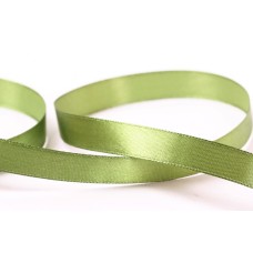 Лента атласная 12 мм ( 1/2 ")  "Gamma"   33 м ± 2 м №085 серо-зеленый
