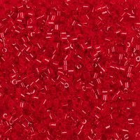 Бисер Чехия BUGLES   351-12001   1.6 мм  0.5 "  50 г 90050 оранжево-красный