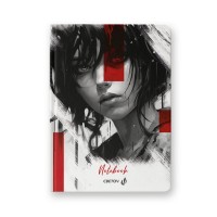 "Светоч"   Бизнес-блокнот, мат. лам. + выбор. лак, тониров. блок   64ББТ_93_5_0   евроформат   64 л.  24 шт.  французская клетка Милый призрак 000913