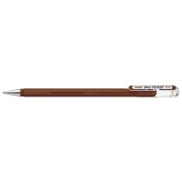 "Pentel"   Ручка гелевая с супер укрывистыми чернилами Mattehop  d 1 мм K110-VEX цвет чернил: коричневый