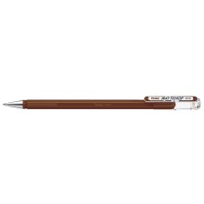 "Pentel"   Ручка гелевая с супер укрывистыми чернилами Mattehop  d 1 мм K110-VEX цвет чернил: коричневый