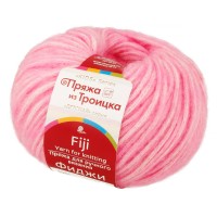 Пряжа из Троицка "Фиджи"   60\% хлопок, 20\% мериносовая шерсть, 20\% акрил   5 шт. х  50 г  95 м №370 флокс
