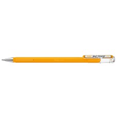 "Pentel"   Ручка гелевая с супер укрывистыми чернилами Mattehop  d 1 мм K110-VF2X цвет чернил: желто-оранжевый
