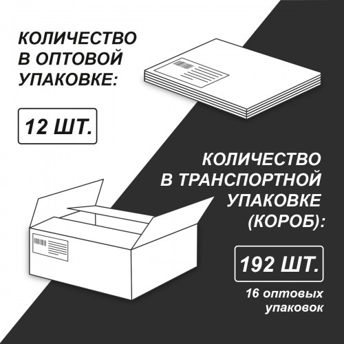 Б114   "Светоч"   Блокнот на гребне   A7  ( 70 х 100 мм)  40 л.  12 шт.  клетка Крепкая дружба 01194