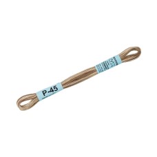 Нитки для вышивания "Gamma"   мулине   меланж   100\% хлопок   12 x  8 м Р-45 серый хаки-св.бежевый