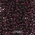 Бисер Чехия круглый 5 10/0 2.3 мм 500 г 27080 (Ф265) т. сиреневый