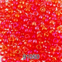 Бисер Чехия круглый 4   10/0   2.3 мм  500 г 91050 (Ф321) красный