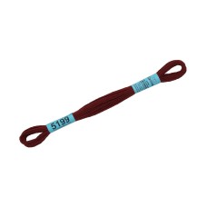 Нитки для вышивания "Gamma"    мулине  ( 3173-6115 )  100\% хлопок   24 x  8 м №5199 т.коричнево-красный