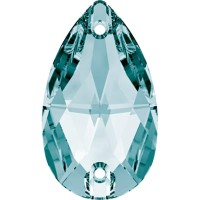 Страз 3230   Crystal AB   12 х  7 мм  кристалл   6 шт  в пакете св.бирюзовый (lt. turquoise 263)