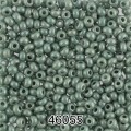 Бисер Чехия круглый 7 10/0 2.3 мм 500 г 46055 (Ф456) грязно-зеленый