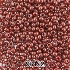 Бисер Чехия круглый 7   10/0   2.3 мм  500 г 93192 (Ф471) красно-коричневый