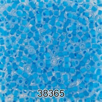 Бисер Чехия круглый 5   10/0   2.3 мм  500 г 38365 (Ф419) св.голубой мат.