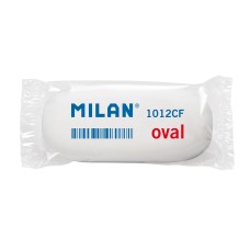 "Milan"   Ластик  1012   6.3х2.8х1.2 см  12 шт. CMM1012 белый, овальный