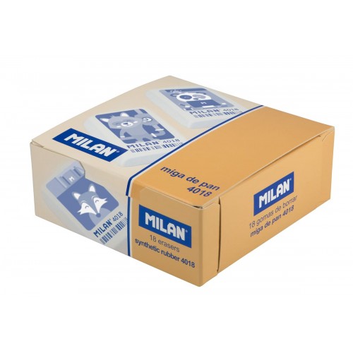 "Milan"   Ластик с рисунком 4018   5.2х3.5х1.3 см  18 шт. CMM4018 "Звери"