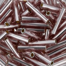 Бисер Япония "TOHO" BUGLE №3   9 мм  5 х  5 г №0026 бл.сиреневый