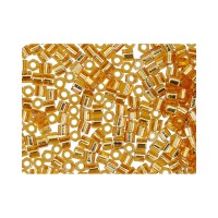Бисер Япония "TOHO" 11/0   HEXAGON №3   2.2 мм  500 г №0022C т.золотистый
