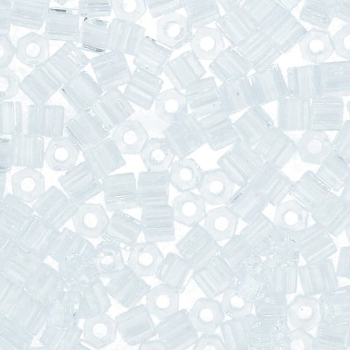 Бисер Япония "TOHO" 11/0   HEXAGON №1   2.2 мм  5 х  5 г №0001 прозрачный