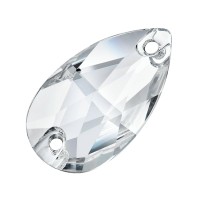 Страз "PRECIOSA"   438-67-301   Crystal   18 х  10.5 мм  стекло   12 шт  в пакете белый (crystal)