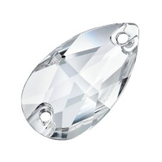 Страз "PRECIOSA"   438-67-301   Crystal   18 х  10.5 мм  стекло   12 шт  в пакете белый (crystal)