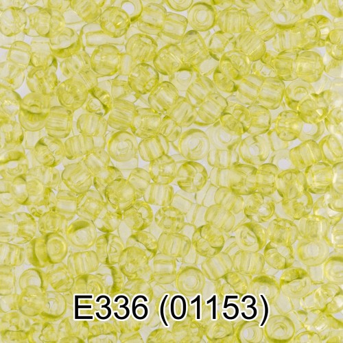 Бисер Чехия "GAMMA" круглый 5   10/0   2.3 мм  10 х  5 г  1-й сорт E336 салатовый ( 01153 )