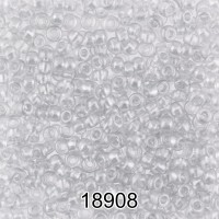 Бисер Чехия круглый 6   10/0   2.3 мм  500 г 18908 (Ф482) св. серебрянный металлик