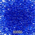 Бисер Чехия круглый 2 10/0 2.3 мм 500 г 30080 (Ф100) васильковый