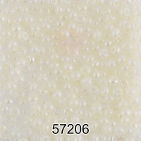 Бисер Чехия круглый 1   10/0   2.3 мм  500 г 57206 (Ф068) кремовый/меланж