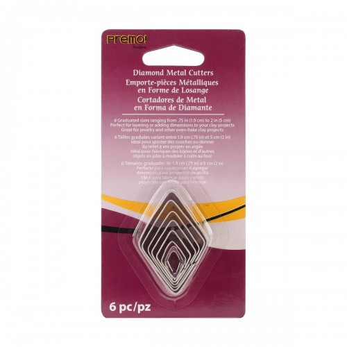 "Sculpey"   Graduated Cutters набор форм для глины   6 шт AMM1023 Ромб