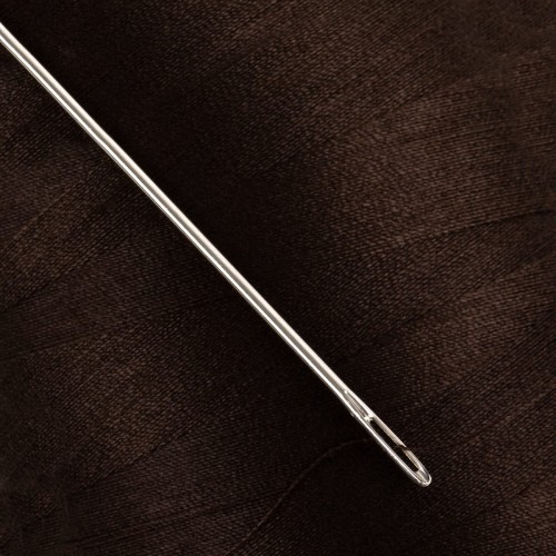 Швейные нитки (полиэстер) 40/2   "Nitka"  ( 401-502 )  4570 м №495 т.коричневый