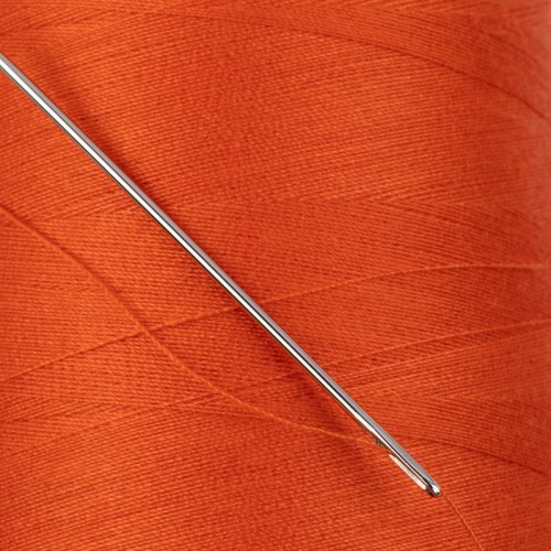 Швейные нитки (полиэстер) 40/2   "Nitka"  ( 101-200 )  4570 м №148 т.оранжевый