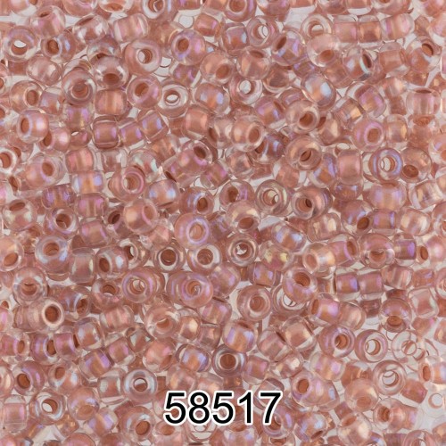 Бисер Чехия круглый 1   10/0   2.3 мм  500 г 58517 (Ф546) коричневый