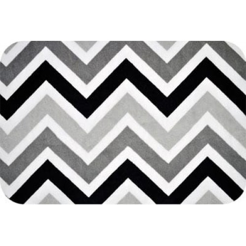 "PEPPY"   Плюш   CHEVRONS & ZIGZAGS CUDDLE   ФАСОВКА  ± 2 см  48 x 48 см  440 г/кв.м ± 5   100\% полиэстер   СК/Распродажа CP-2800-5 BLK/SILVER/SNOW