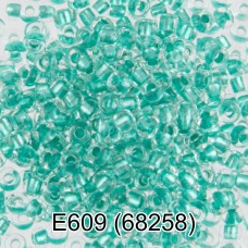 Бисер Чехия "GAMMA" круглый 5   10/0   2.3 мм  10 х  5 г  1-й сорт E609 зеленый ( 68258 )