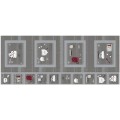 Ткань для пэчворка PEPPY 4555 PANEL ФАСОВКА 60 x 142 см 135 г/кв.м 100\% хлопок 005