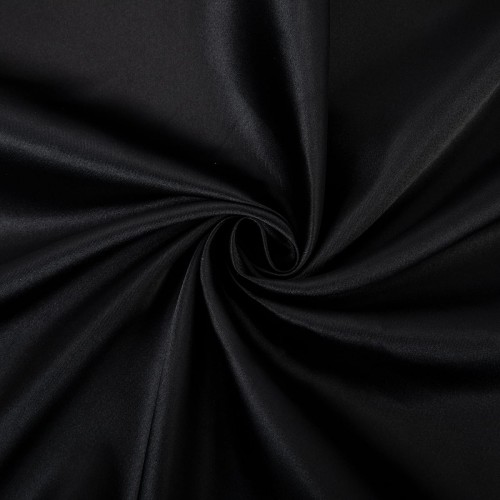 Ткань ZS   Poly satin   88 г/кв.м ± 5 г/кв.м  147 см ± 2 см  100\% полиэстер _ЧЕРНЫЙ
