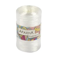 Пряжа ARACHNA "Raffia"   100\% полипропилен   5 шт. х  50 г ± 10 г  200 м ± 12 м №03 молочный