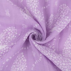 Ткань "PEPPY"   Ткань муслиновая   ФАСОВКА   EMBRACE   100\% хлопок   100 х  125 см  Shannon Fabrics flowerfly lilac