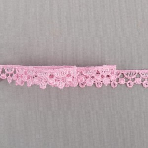 Гипюр "Gamma"   13 мм  GGM-1301   в пакете   8.8 м ± 0.2   Турция GP008PI розовый